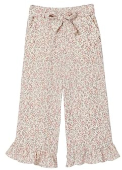 Vertbaudet 3/4-Hose aus Musselin Mädchen, Volantsaum