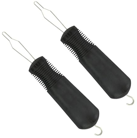 CTIRCHIU 2pièces Dispositif Assistance à Habillage Crochet Bouton Ergonomique pour Seniors et Arthritiques Aide à Boutonner et Tirer Fermeture Éclair Outil Pratique pour Autonomie
