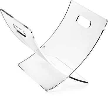 Giannini Metacrilato Porta riviste 35 x 31 x h 27,5 cm Trasparente