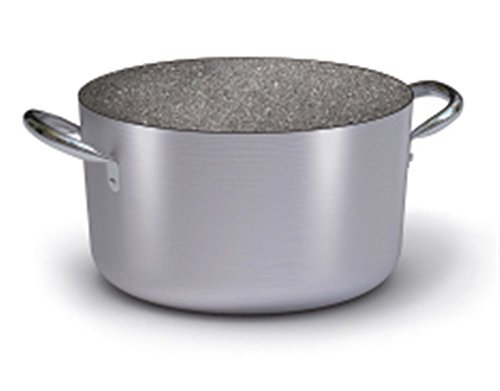BALLARINI Casseruola media con rivestimento antiaderente, Alluminio ad alto spessore, Con 2 manici, Diametro 28 cm, Grigio, 2800