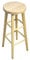 Magnetic Möbel Stück Holz Buche hell Heller Holzhocker Barstuhl Stuhl Barhocker 80 cm (Unbehandelt)