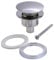 Kibath L172143 Válvula Clic Clac Universal Fabricada Completamente en latón, Compatible con sifones de Lavabo y Rejillas convencionales, Cromo Brillo