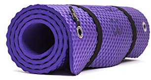 Bootymats - Colchoneta Fitness Multifunción para Todo Tipo de Entrenamiento: Fitness, Pilates, Abdominales, Estiramientos... Medidas: 160 x 60 cm. Grosor: 9 mm. Violeta