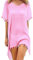 Voqeen Chiffon Beachwear, Womens Tassel Bikini Cover Up Swim Beach Dress (Pink, (UK 6-18) One Size)