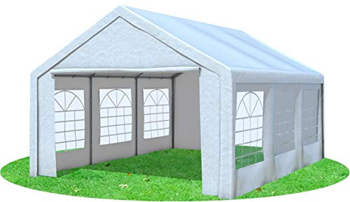 Stabilezelte 4x6m Partyzelt, Classic PRO PE Weiss