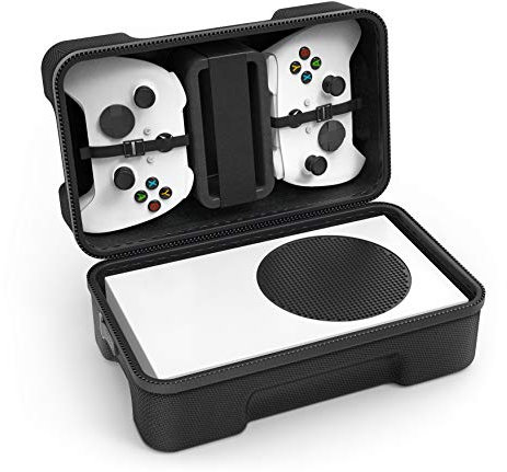 SHBC Tragetasche Kompatibel mit der Xbox Series S Spielekonsole Reisetasche für Drahtlose Steuerungen und Kabel