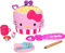 Hello Kitty GVB32 - Popcorn-Pyjamaparty (12,5 cm) mit 2 Sanrio Minis Figuren, Notizblock und Schreibwarenzubehör, für Kinder ab 4 Jahren