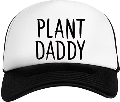 Plant Daddy Weiß Schwarz Unisex Kinder Baseball Cap Kids White Black