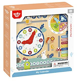 AB Gee abgee 921 TF329 EA Wooden My Calendar, red