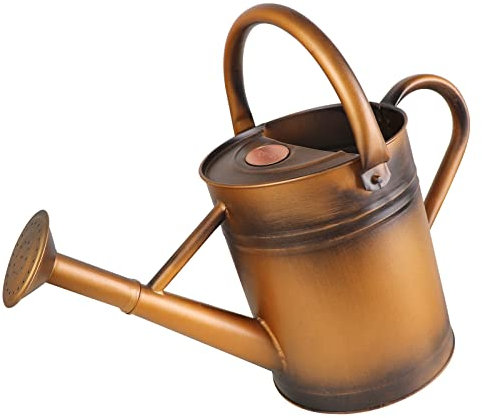 Gießkanne Metall Giesskanne Zimmerpflanzen 4l - Blumengießkanne Vintage Zink Gießkanne Garten