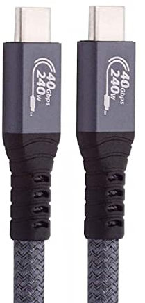 chenyang Câble USB 4 de type C, certification USB-IF 240 W 40 Gbit/s compatible avec charge 100 W et 8K @ 60 Hz 5K 1 m