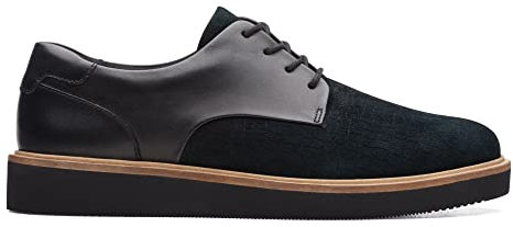 Clarks Baille - Zapatos de Piel con Encaje (Talla 5½), Color Negro, Black, 39 EU