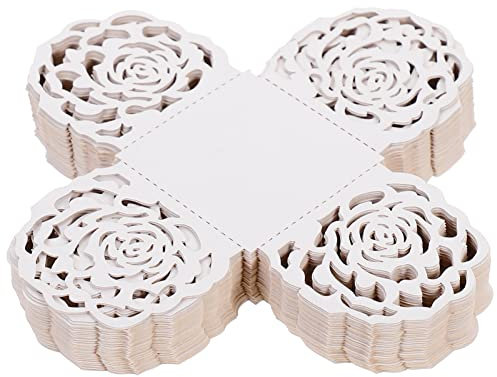 NUOBESTY Chocolate Wrappers, 50pcs Truffle Wrappers Mini Cupcake Liners Candy Cups Paper Baking Cups Chocolate Packing Tray for Birthday, Party Supplies