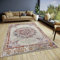 Hanse Home Maderno Orientalischer Teppich – Läufer Orientalisch klassisch dicht gewebt mit Ornamenten Vintage-Look Weicher Kurzflor für Schlafzimmer, Esszimmer, Wohnzimmer, Flur – Creme, 200x280cm