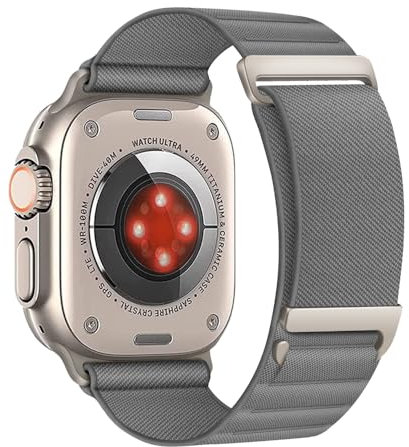 Aizgalxor Alpine Loop Armband Kompatibel mit Apple Watch Ultra 49mm 46mm 45mm 44mm 42mm(Series 3/2/1), Sport Geflochten Ersatzarmbänder Kompatibel für iWatch Ultra 2/Series 10/9/8/7/6/5/4/3/2/1/SE