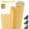 Cecaylie Canisse en PVC,Bambou Brise vue balcon Renfort en 3 poids, anti-moisissure et facile d'entretien - Renforcé - Forte intimité pour jardin, balcon, terrasse(100 * 400cm)