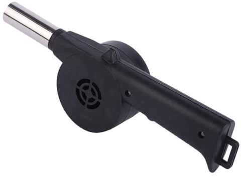 SUPVOX Souffleur manuel pour barbecue, ventilateur alimenté par manivelle pour cuisine en plein air, camping, équipement de cuisine portable