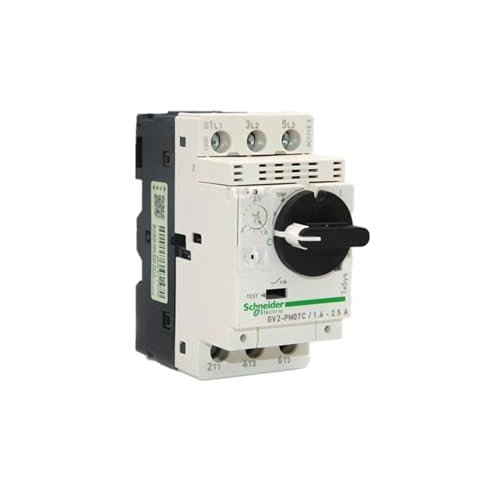 KAYPBWQMG Interruptor termomagnético 3P GV2PM07C Interruptor de protección del Motor Control de Perilla Rango de Corriente de Ajuste 1,6-2,5 A 100 KA