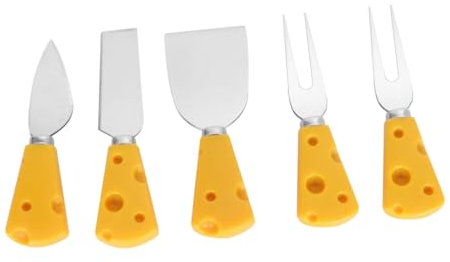 TOPBATHY Juego De Cubiertos De Queso Tenedor y Cuchara Vajilla Para Postre Mango Animado Duradero y Sin Tóxicos
