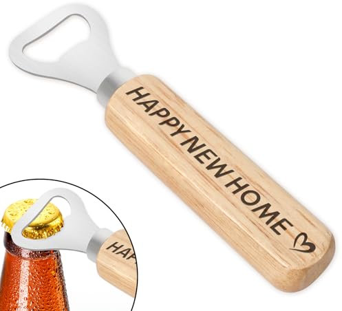 CDIXlmuz New Home Gifts, Bottle Opener, Wooden, Housewarming Gift, Kitchen Essentials
