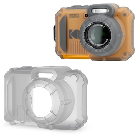JJC Silicone Protective Jacket for Koda. PIXPRO WPZ2 Digital Camera, KOWPZ2 Camera Protector Cover Skin Soft Silicone Case