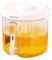 EIOLWJIEO Dispensador de agua fría para bebidas frías, contenedor de cubo de 4 l, dispensador de bebidas con grifo, dispensador de agua de cocina de barro ABS, A, 4L