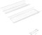 Gresinex - Escurreplatos de Acero Laminado Blanco para Mueble de Cocina – 2 Niveles, Revestimiento PVC, Instalación en Módulos 50, 60, 80 cm – Soporte para Platos y Vasos (Módulo 60)