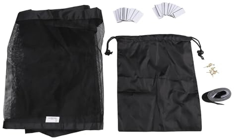 Serenophile Moustiquaire magnétique pour portes coulissantes - 70 x 200 cm - Maille fine - Pour caravane et camping-car - Protection avec sac de rangement facile à installer - Noir