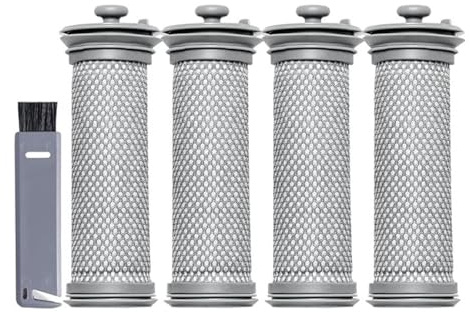 4 Stück Ersatzfilter für A10 S12 Akku Handstaubsauger, Zubehör, Reinigung von Akku Staubsaugern