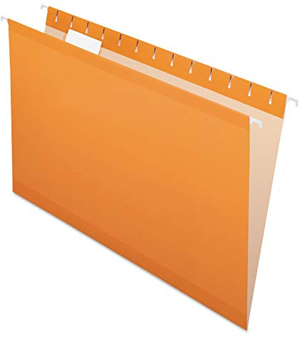 Pendaflex Hanging File Folders, Legal Size, Orange (PFX415315ORA)