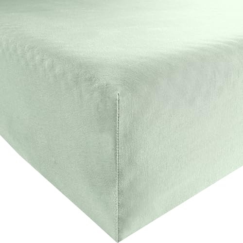 Estella Spannbettlaken Mako-Feinjersey Mint Größe 90x190 cm - 100x200 cm