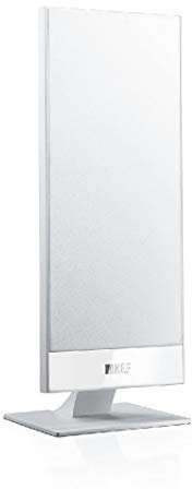 KEF T101 Paire d'enceintes blanc |Super Slim| 3,5cm de profondeur|10-100W|HiFi|Home Cinema|TV