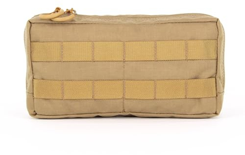 Zentauron MOLLE Utility Pouch Horizontal 1,4L – Cordura Tasche für Rucksäcke, Plattenträger & Schutzwesten, Tactical, Outdoor, Militär, EDC, Erste Hilfe, Polizei, MOLLE System, Made in Germany