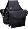 Weaver Leder isoliert Nylon Satteltasche, Unisex, schwarz