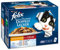 Felix So gut wie es aussieht Doppelt lecker Fleisch Mix12x100g Katzenfutter von Purina, 3er Pack (3 x 1,2 kg)