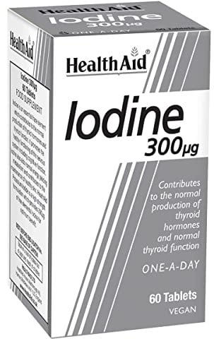 HealthAid 300mcg IdIodine Tablets - Pack of 60 Tablets