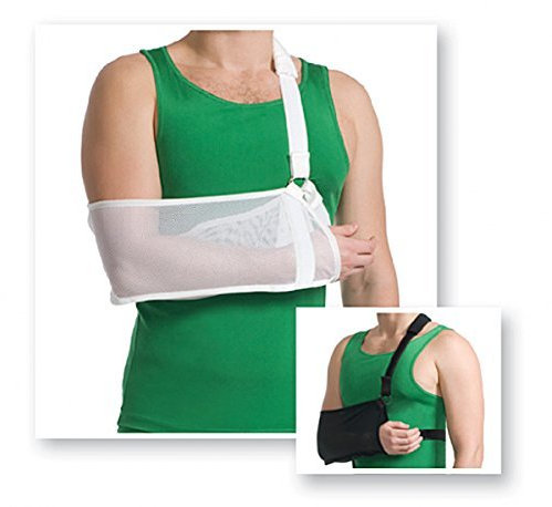 Arm Sling Armschlinge Schulter Schlinge Stütze Halterung Armbandage Bandage 9912 Weiss S