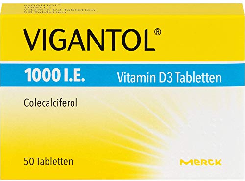 VIGANTOL 1000 I.E. Vitamin D3 Tabletten, 50 St. Tabletten