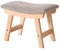 Ändern Schuh Hocker Fuß Hocker Gepolsterte Fußstütze Holz Retro Ottomane Staubdicht Flur Stuhl Bank Tischwäsche Stoff Sitzkissen für Wohnzimmer verfügbar Grau Heavy Duty 38x24x29cm