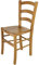t m c s Tommychairs - Stuhl Venice für Küche und Esszimmer, Robuste Struktur aus lackiertem Buchenholz im Farbton Eichenholz und Sitzfläche aus Holz