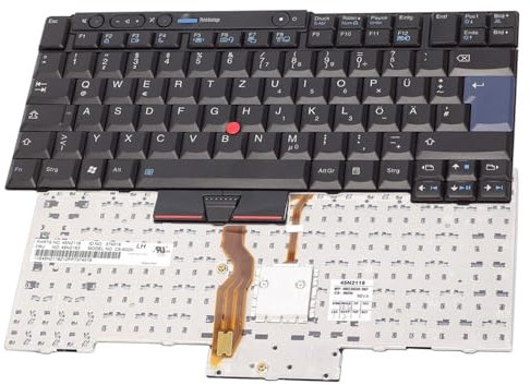 Trade-Shop Original Laptop Tastatur Notebook Keyboard Deutsch DE QWERTZ für IBM Lenovo ThinkPad T400S (2825), T410 T410i T410S T410si T420 T420i T420s X220i W520