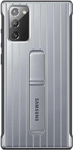 SAMSUNG Protective Standing Cover EF-RN980CSEGEU - Coque de Protection pour téléphone Portable - Argent - pour Galaxy Note20, Note20 5G EF-RN980CSEGEU