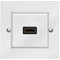 BIGtec Prise murale HDMI 1 voie - Prise murale encastrée - 1 prise A - 1 prise A HDMI haute vitesse avec Ethernet 3D Full HD HDTV 4K 2160p