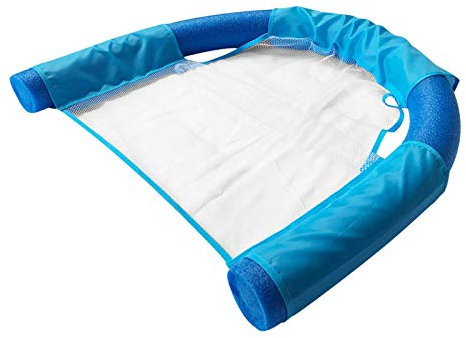 MEYING Flotador Hinchable para Piscina con Asiento de Agua para Piscina, para Adultos, con Red, para Niños y Adultos