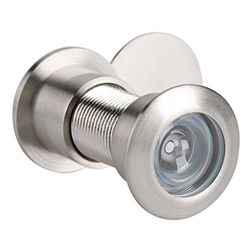 TOPINCN Türspion mit Sichtschutzabdeckung, 28 Mm Breiter Betrachtungswinkel Türspion mit Robuster Sichtschutzabdeckung für 35 Mm-60 Mm Türstärke(01)