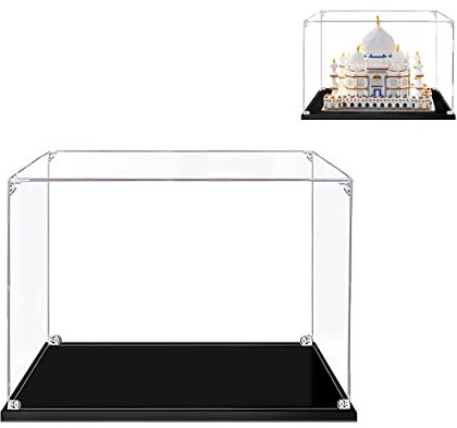 Hosdiy Acryl Vitrine Schaukasten Kompatible mit Lego 21056 (Architecture Taj Mahal) Modell - Vitrine (Nur Vitrine, Ohne Modell Set)