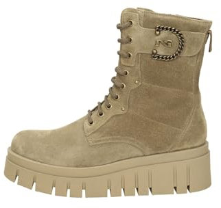 Nero Giardini I411921D Anfibi Donna in Camoscio - Argilla 40 EU