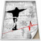 Boikal Collection Banksy Wandbild ohne Rahmen Bild Vintage Zeitung Stil Poster - Ekg Herz - 1-teilig, 50 x 70 cm B2