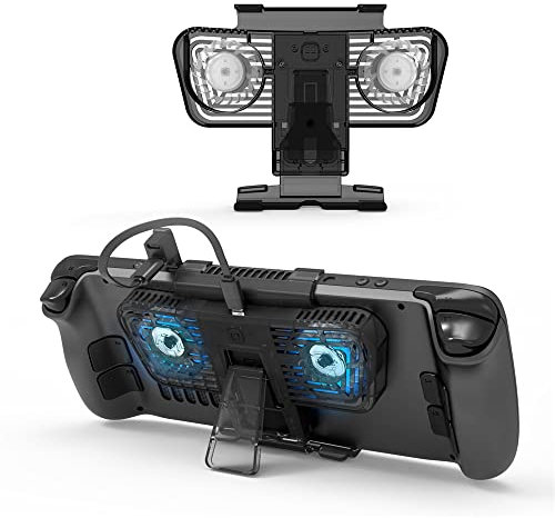 Ventilador de Refrigeracin Zhixteu para Steam Deck/Switch/Switch OLED, Soporte del Enfriador, Base de Repuesto de Base Externa para Consola de Steam Deck
