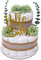 MilaBoo® Windeltorte Vintage Eukalyptus Grün I hochwertiges Neugeborenen Geschenk mit Windeln (grün)